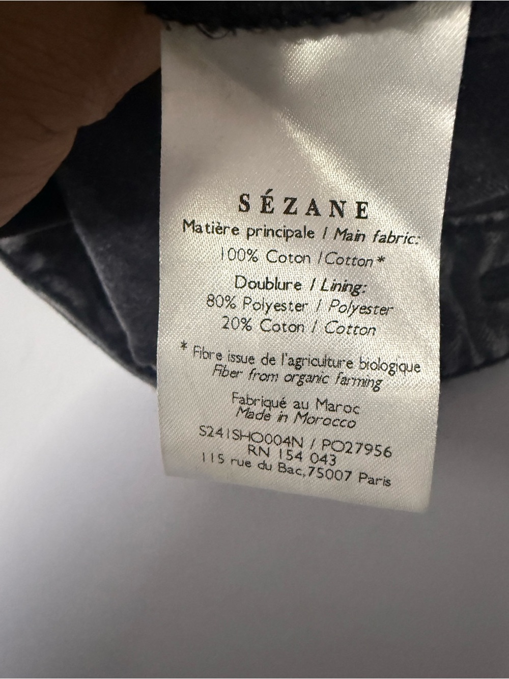 Sezane shorts with belt - Picture 7 of 12